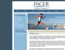 Tablet Screenshot of pacerclinic.com